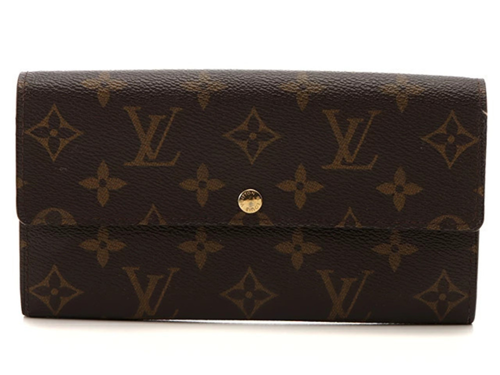 LOUIS VUITTON Long Wallet Portefeuille Sarah Monogram
